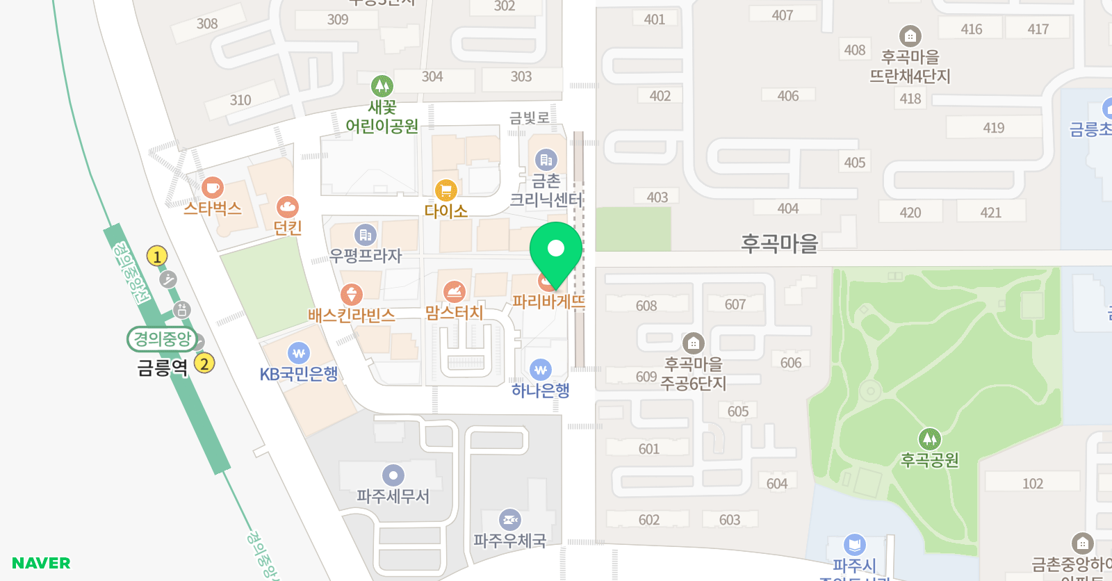 파워 태권도장 위치