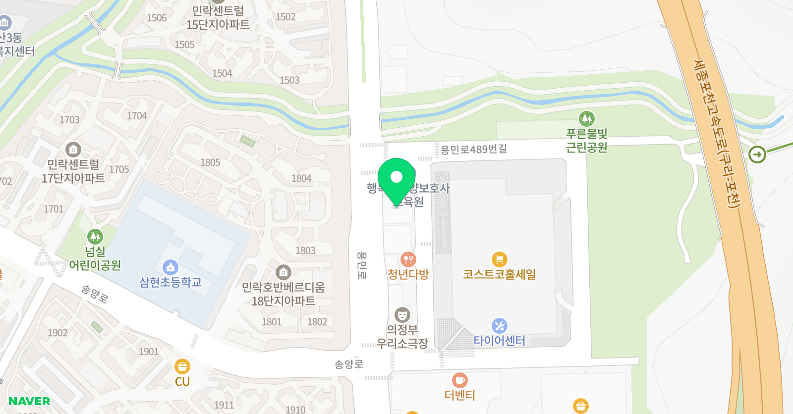 리드인 독서논술학원 삼현초점 위치