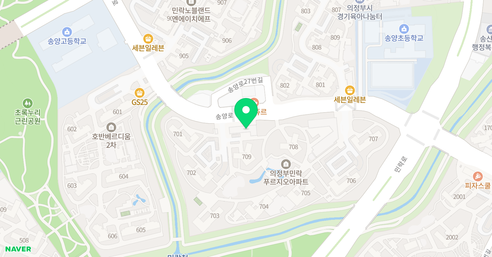 필아트 미술학원 민락푸르지오점 위치