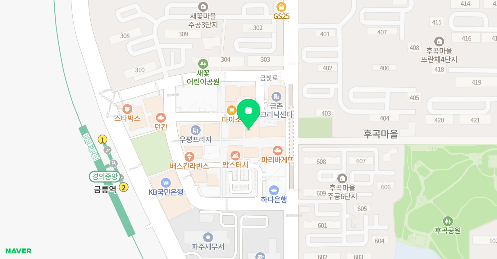 헬로우 댄스학원 위치
