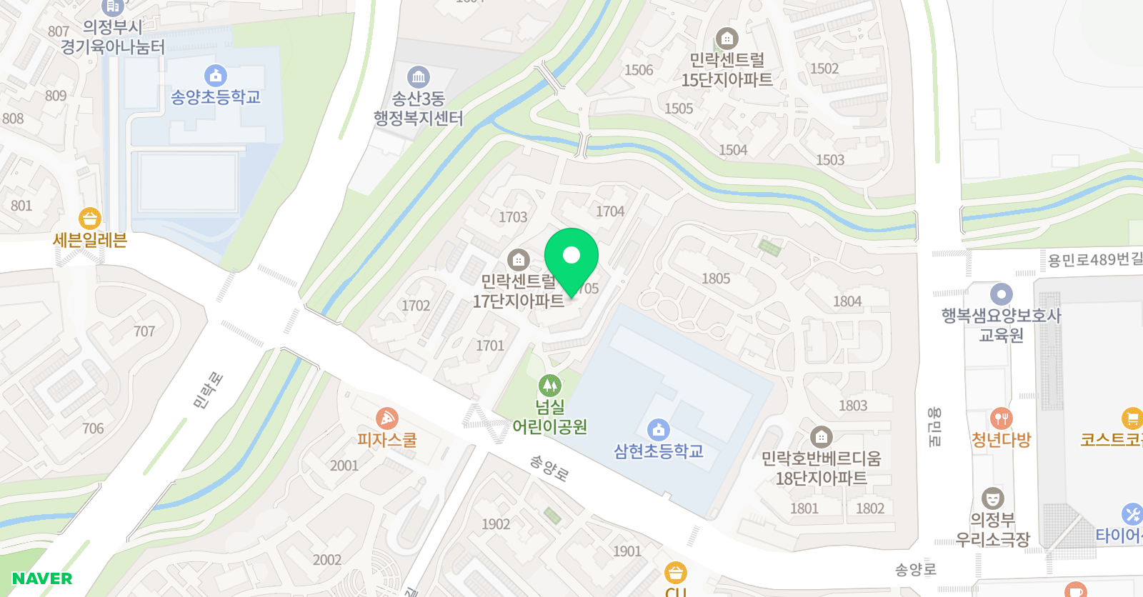기탄사고력교실 민락센트럴17단지교실 위치