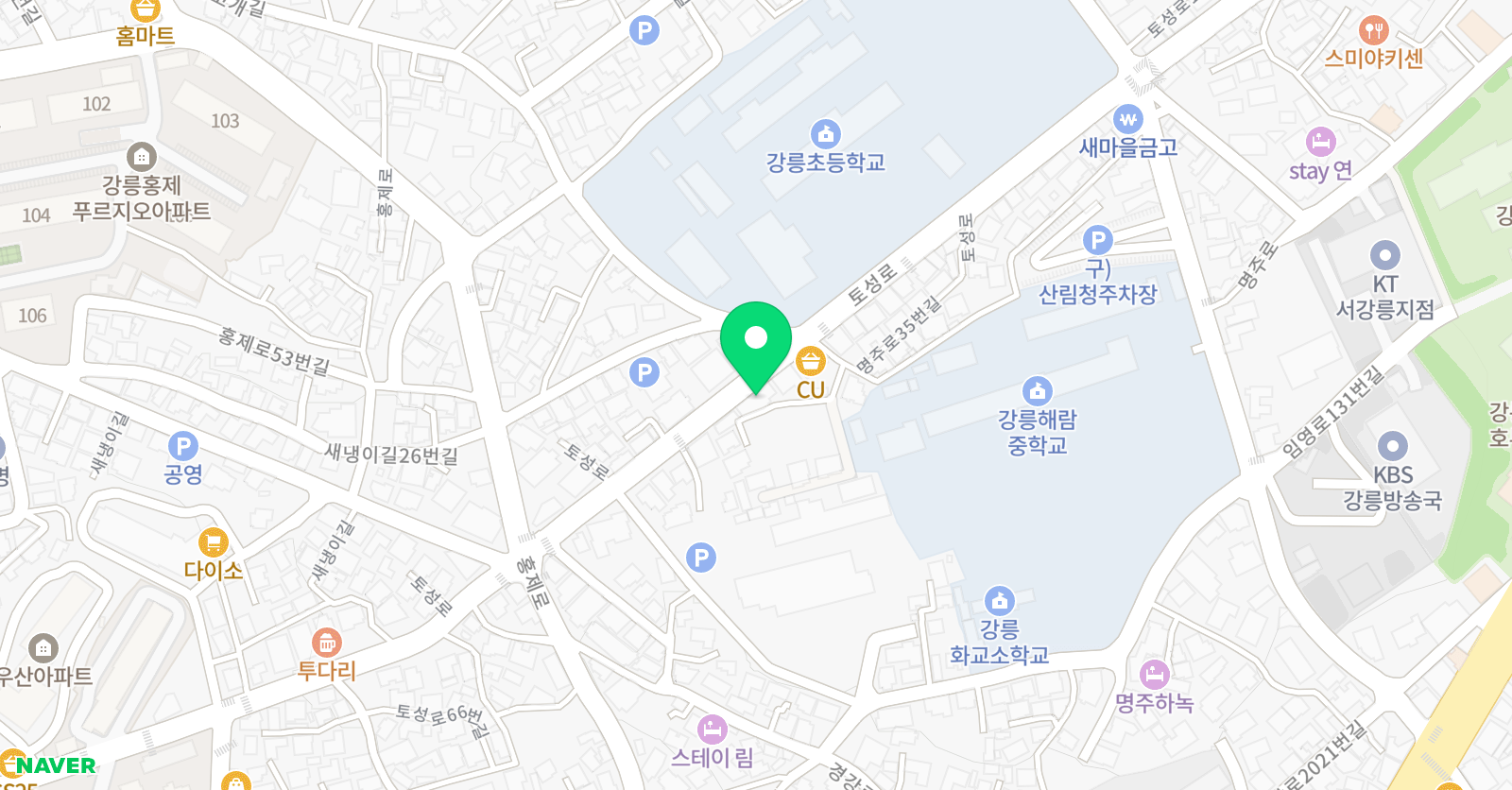 잉글리시아이 홍제 어학원 위치