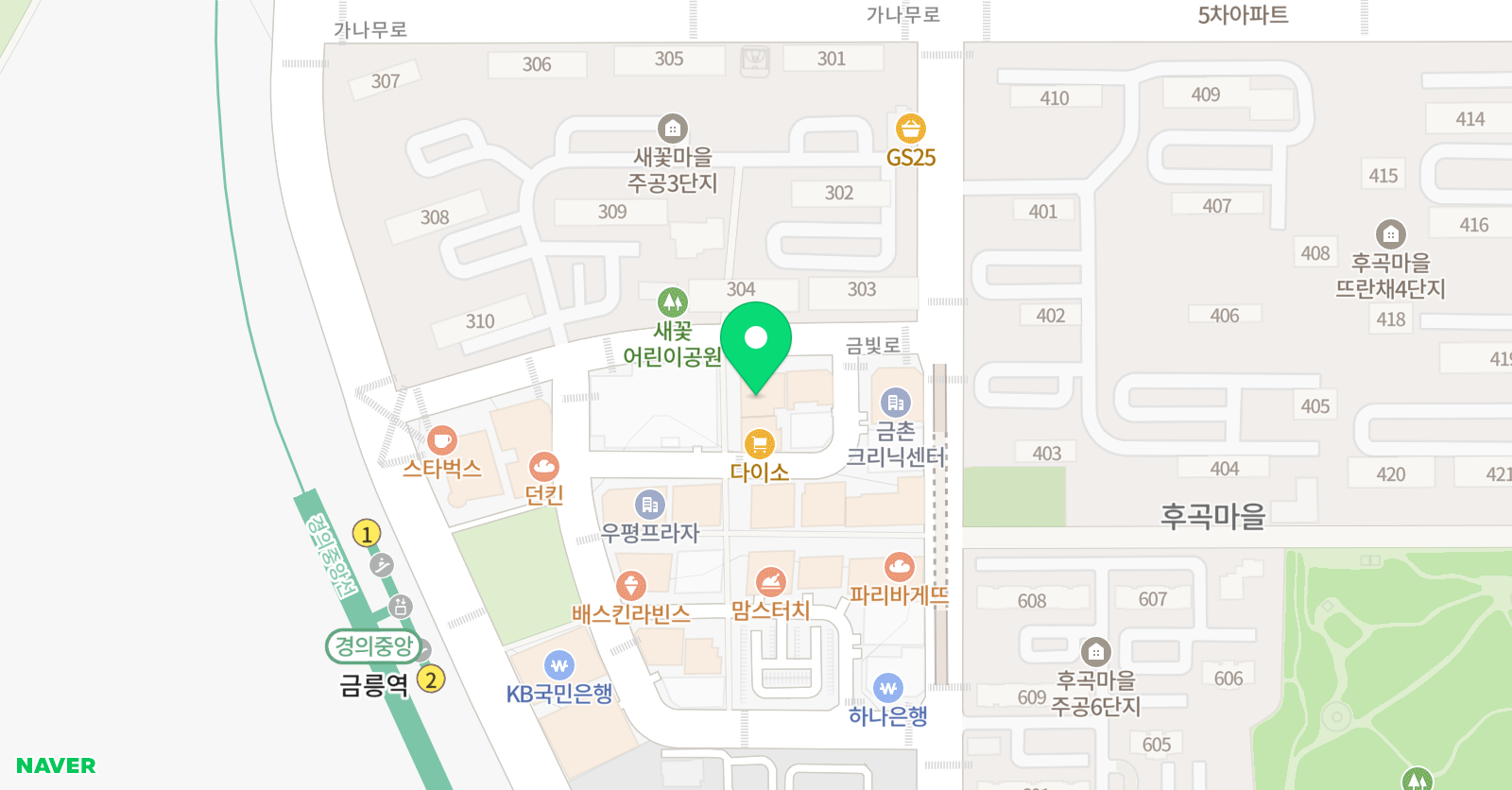 대한검도회 금촌검도관 위치