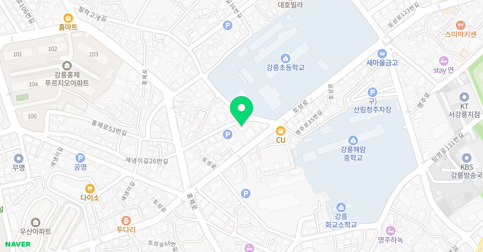 바하 피아노학원 위치