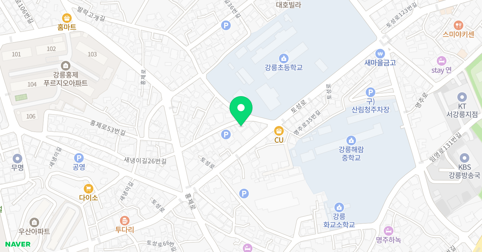 캔 수학학원 위치