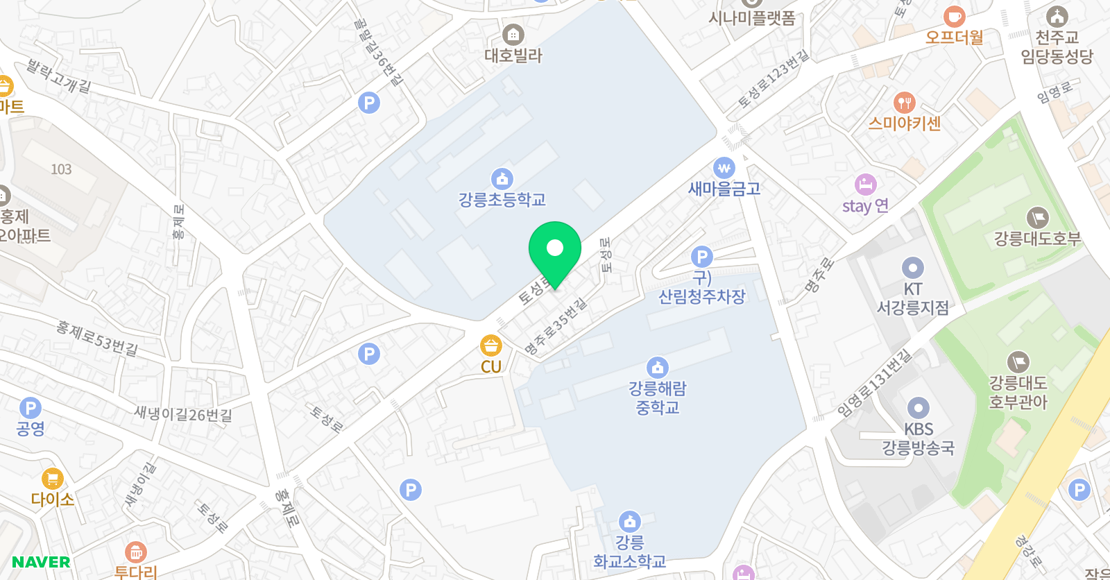 나래 미술학원 위치