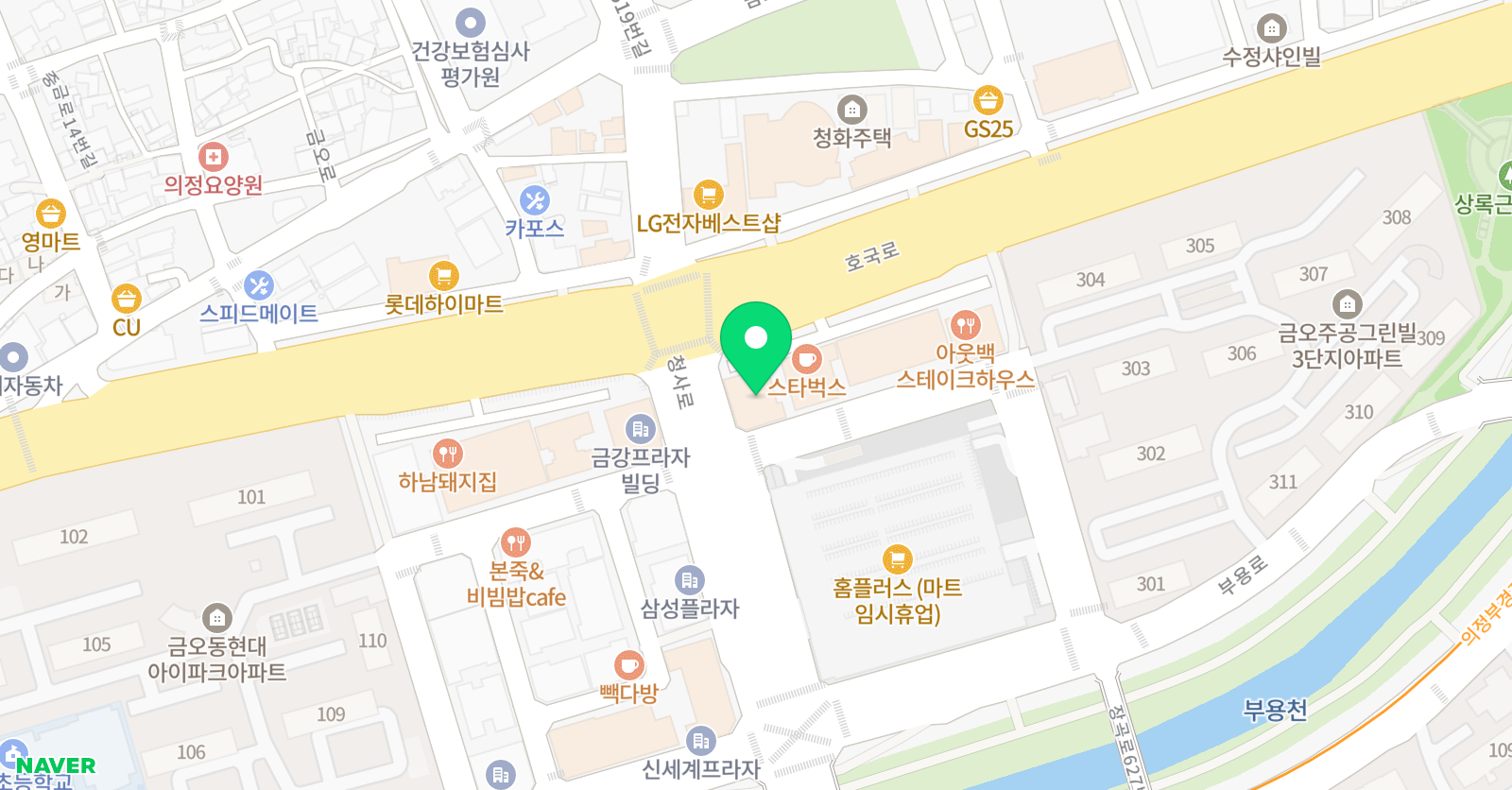 CNP 수학전문학원 위치