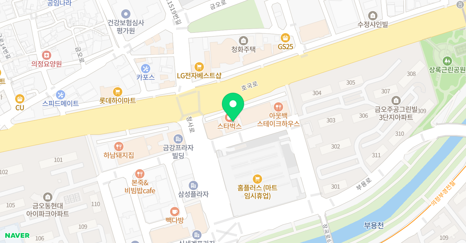 와이즈만 영재교육 의정부센터 위치