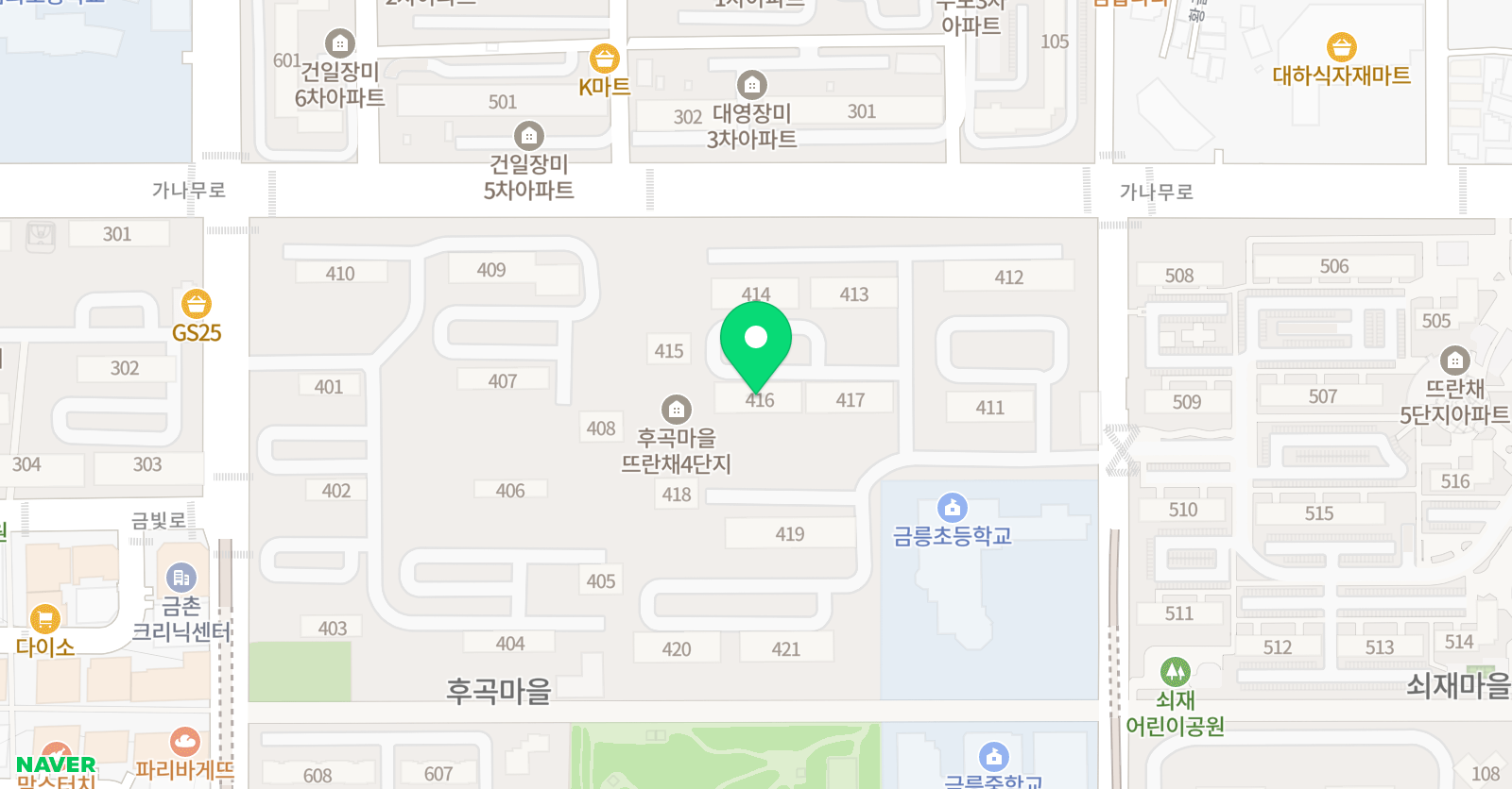 푸르넷 공부방 이루다 위치