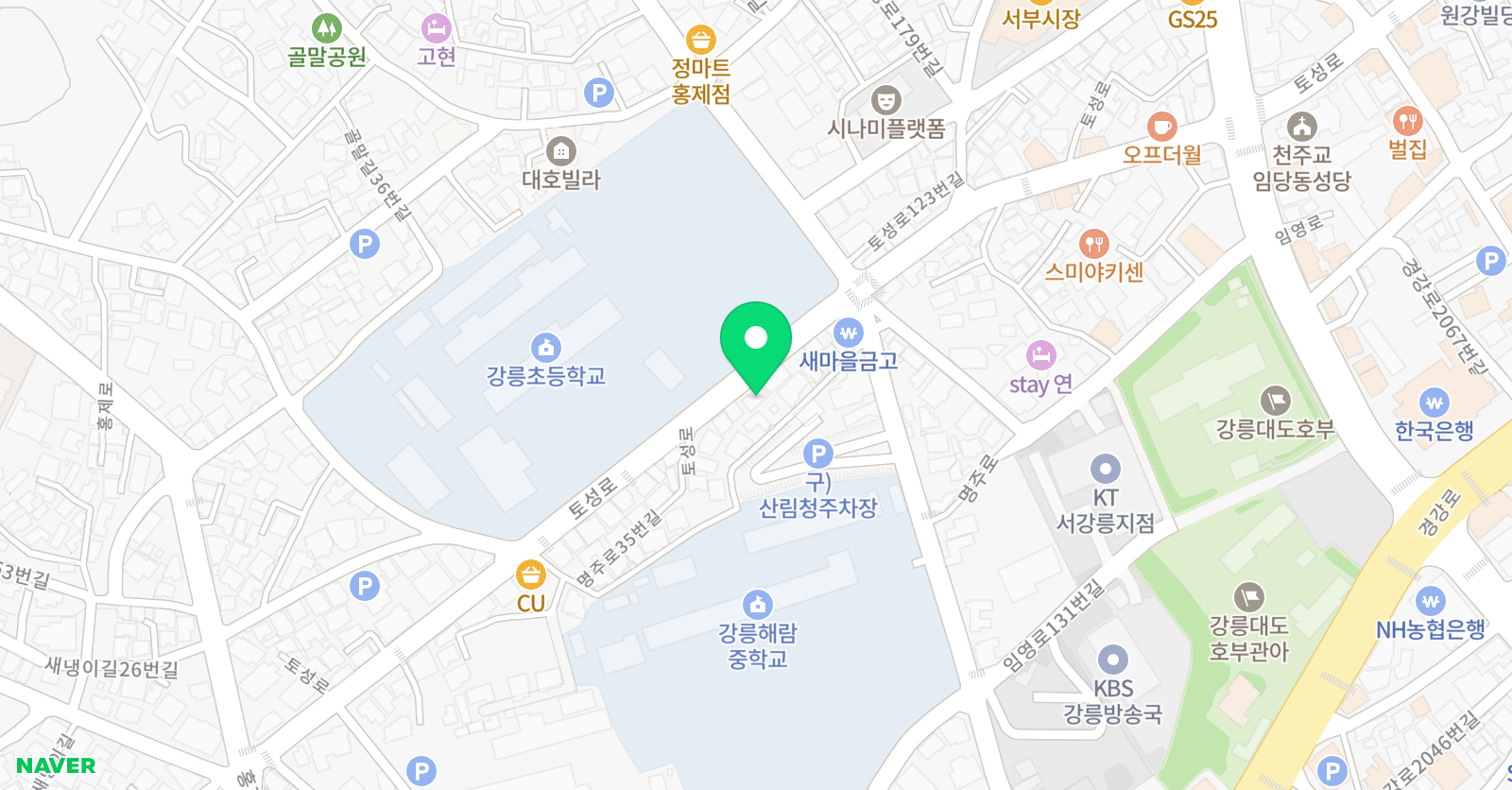 3030 영어 홍제러닝센터 위치