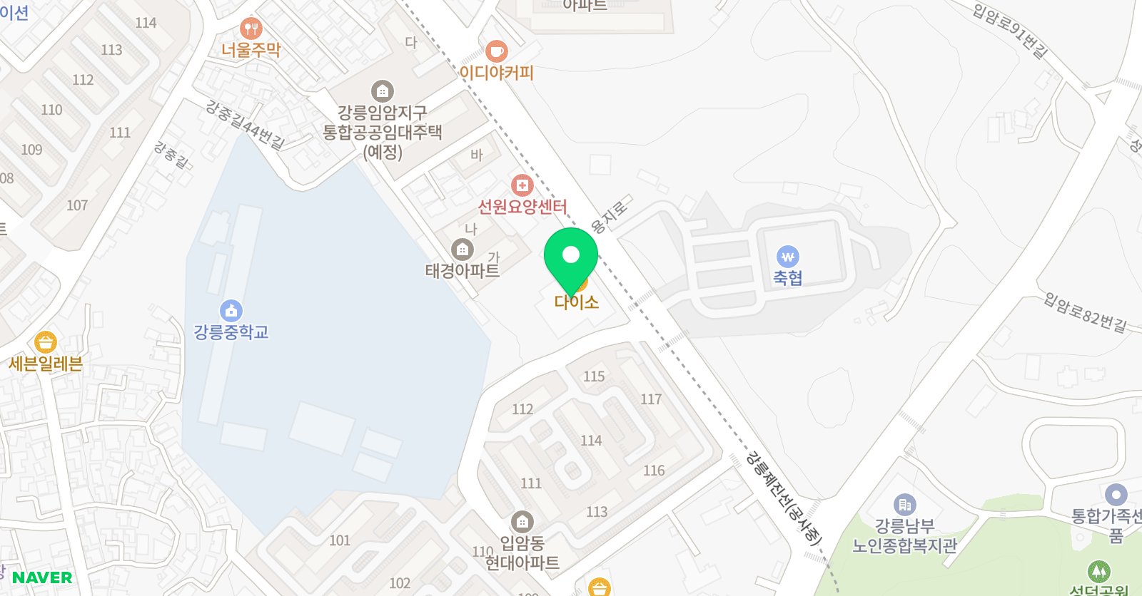 탑앤탑 영수학원 위치