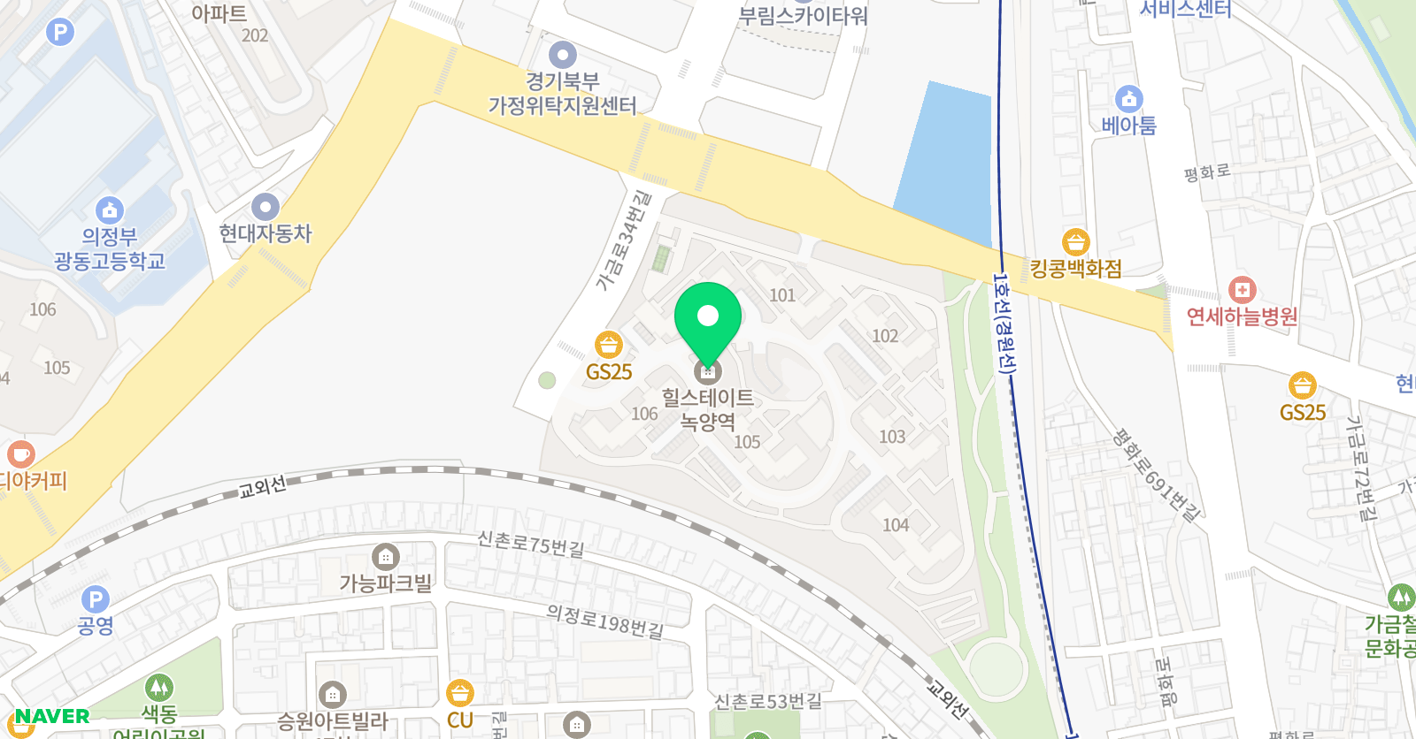 토론하는아이들 녹양역 GLE센터 위치