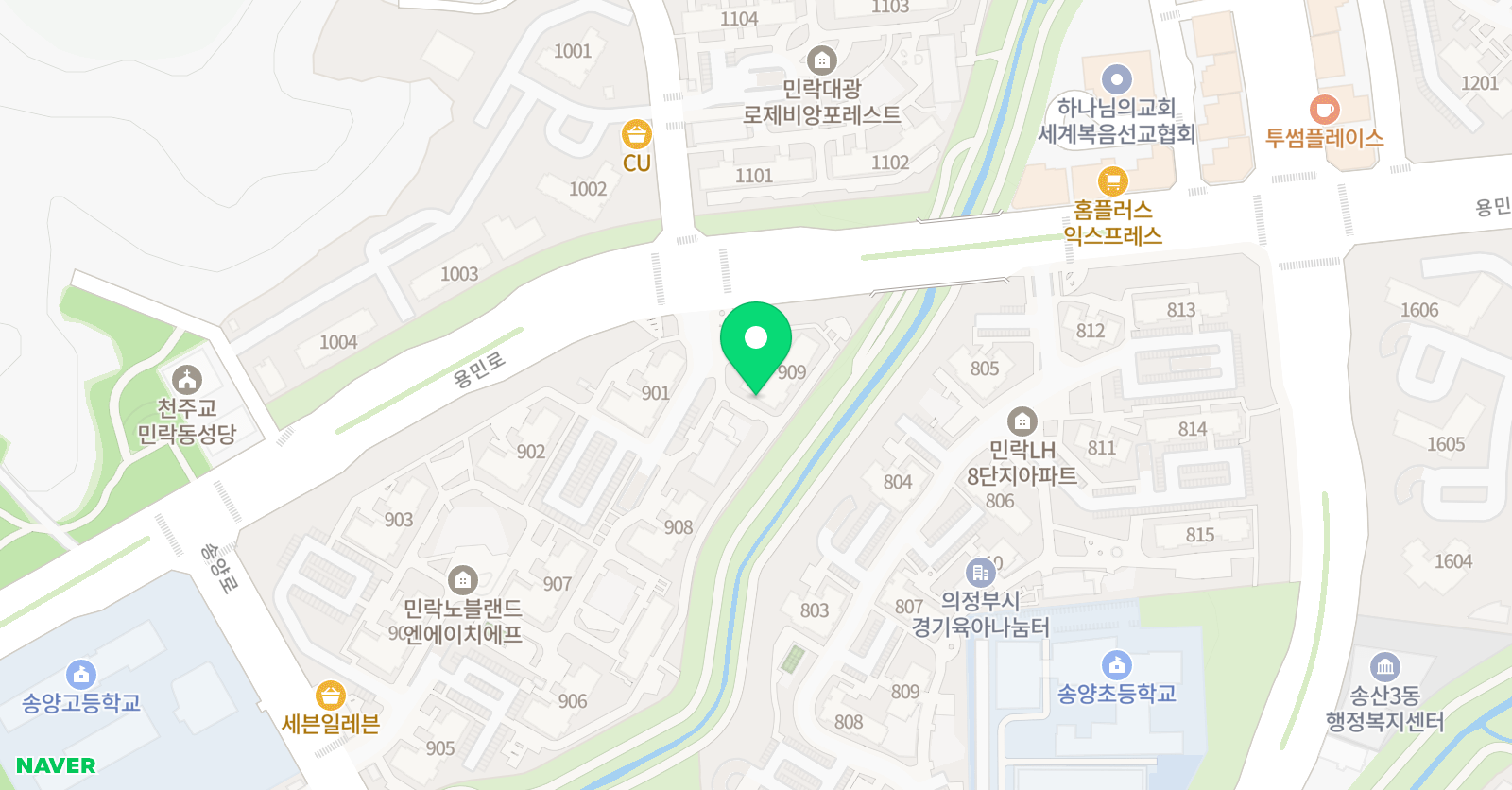 기탄사고력교실 민락노블랜드9단지교실 위치