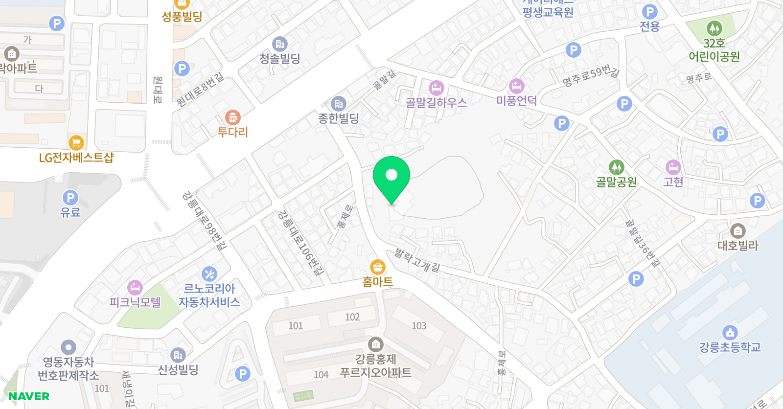 누에보 댄스 위치