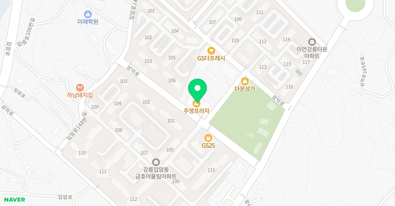 석사멘토 태권도장 위치