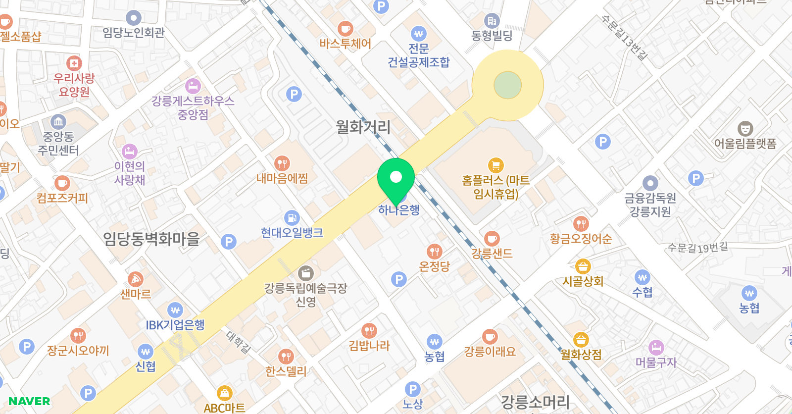 말하는영어 강릉지점 위치