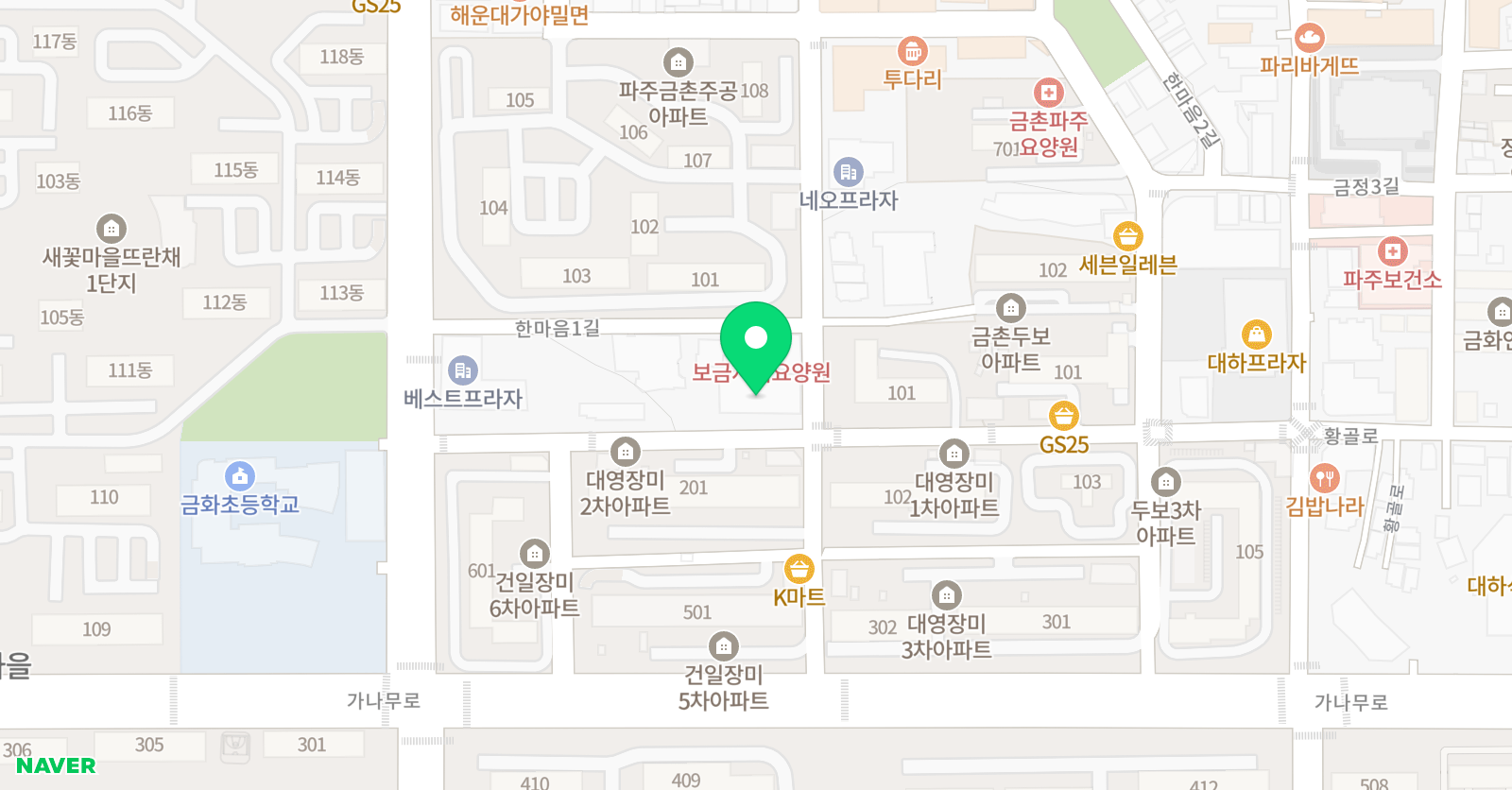 그로잉숲 미술학원 위치