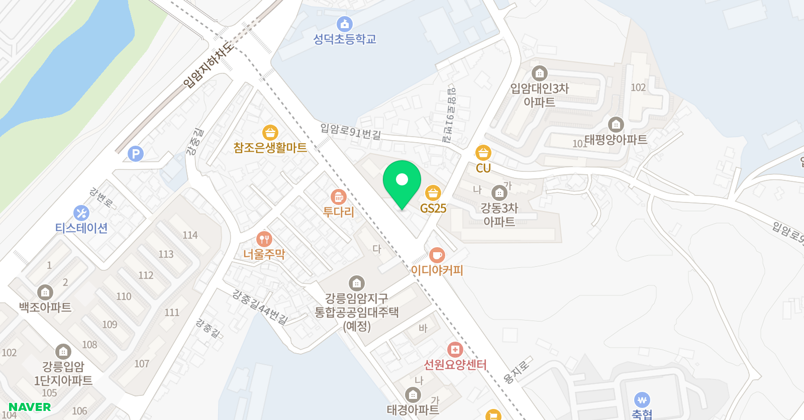 강릉강남무술관 위치