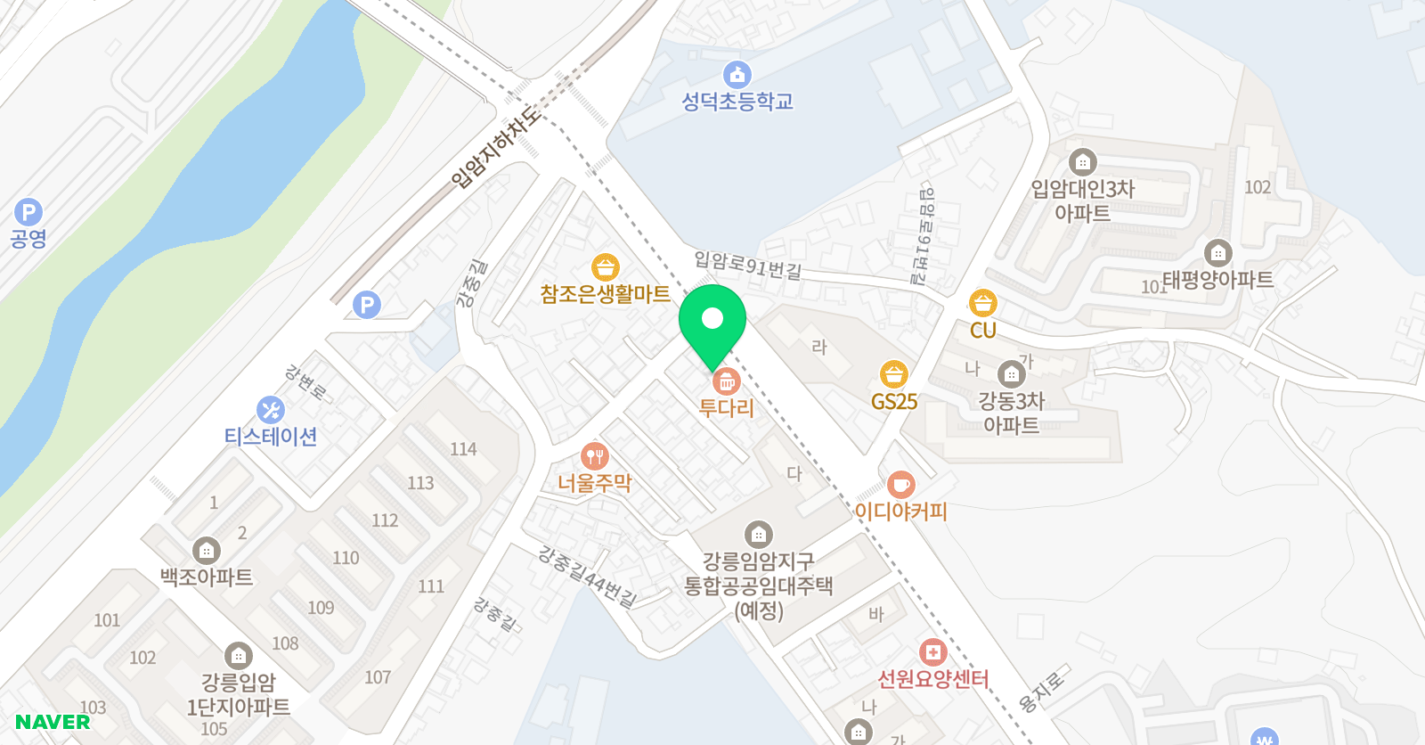 푸르넷킴스아카데미 수학교습소 위치