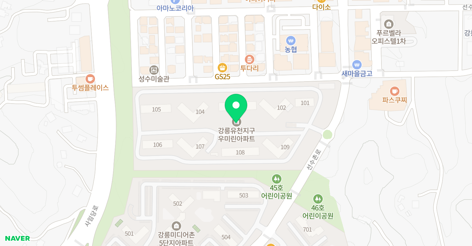 삼성영어 유천학습관 위치