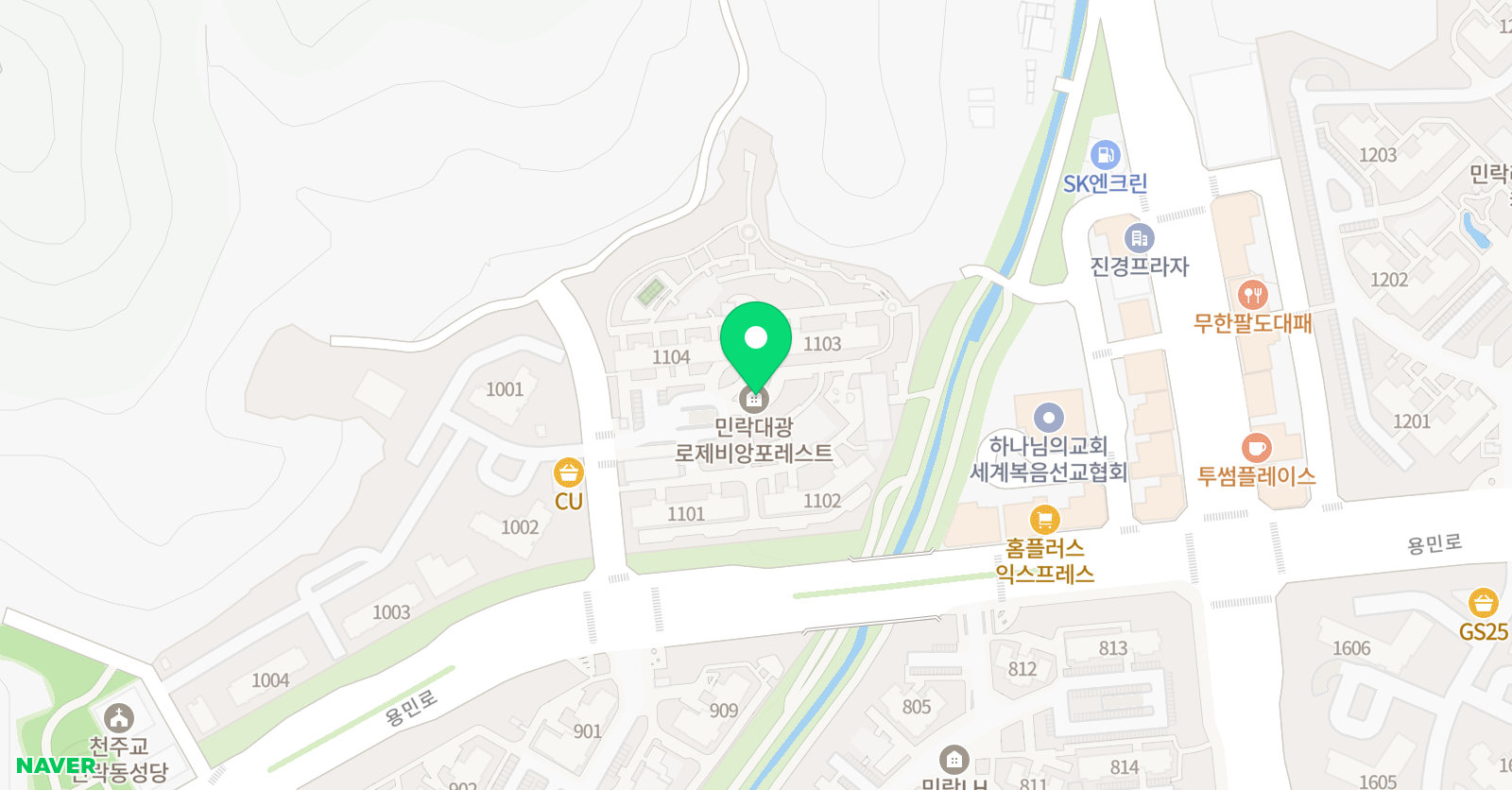 아소비 의정부 대광로제비앙점 위치