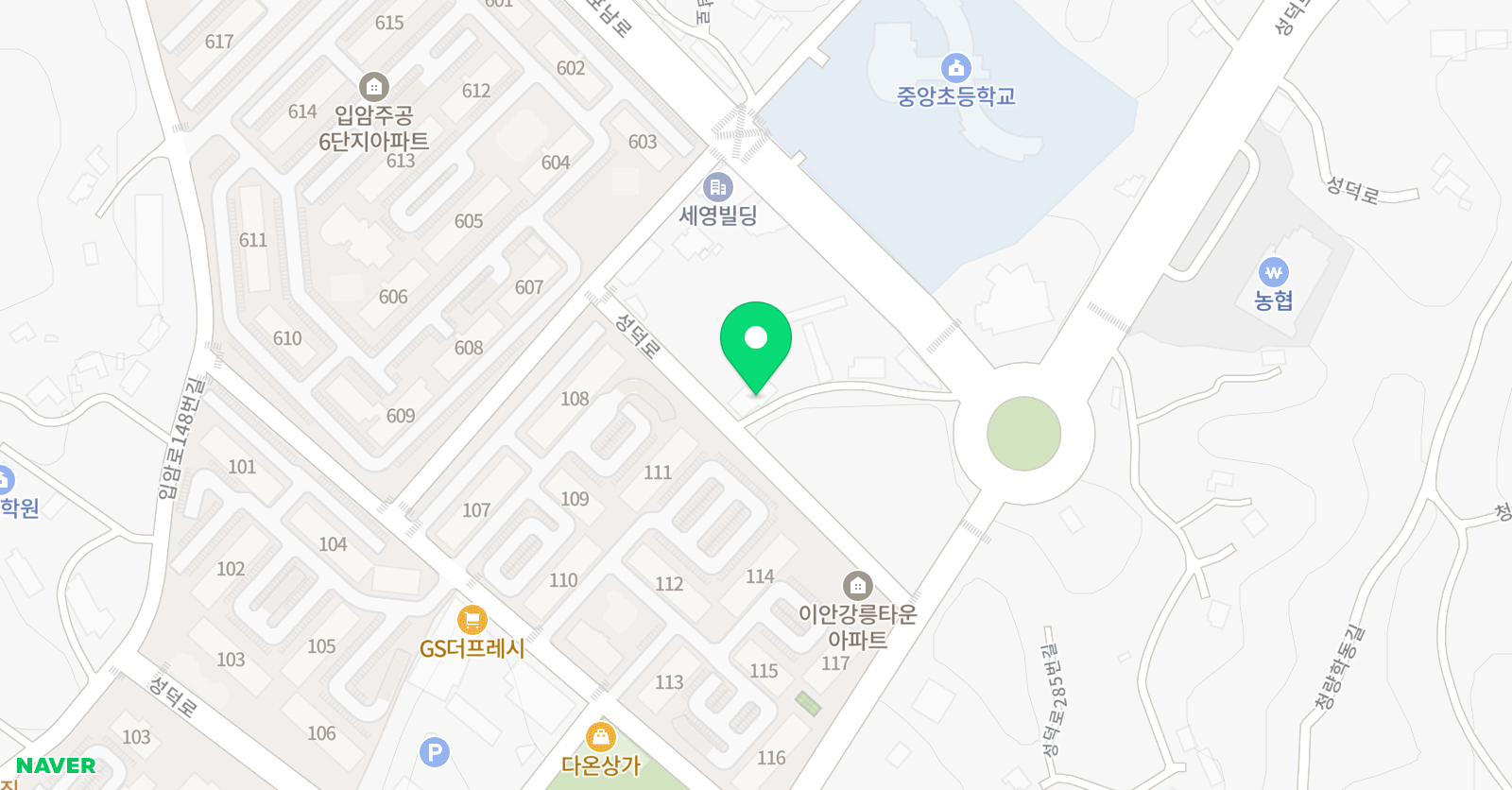 다건 피아노학원 위치