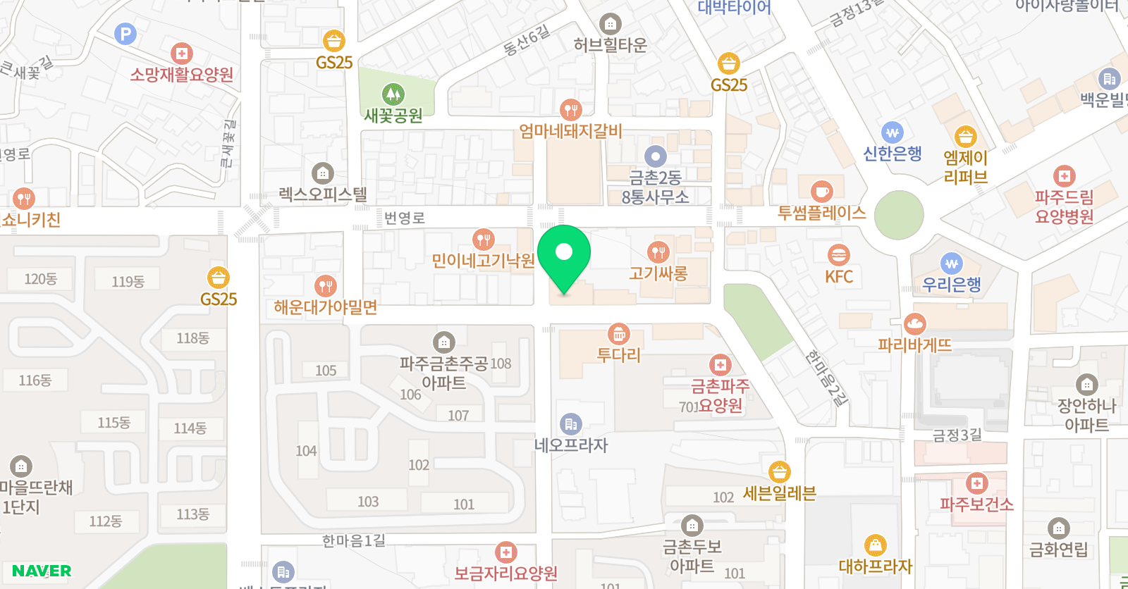 아트리온 댄스스튜디오 위치