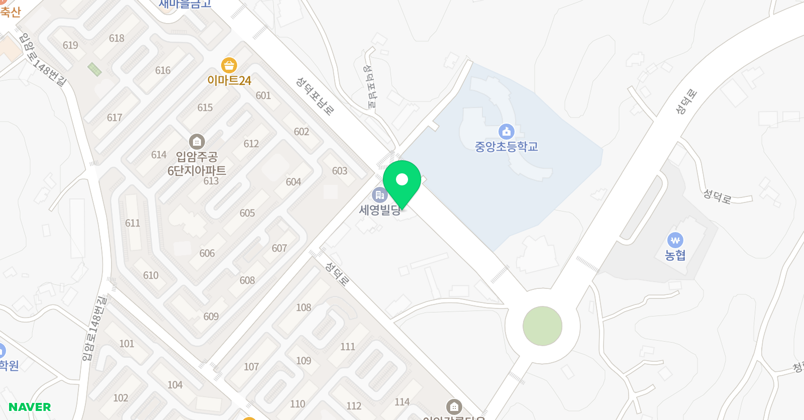 셀파우등생교실 입암점학원 위치