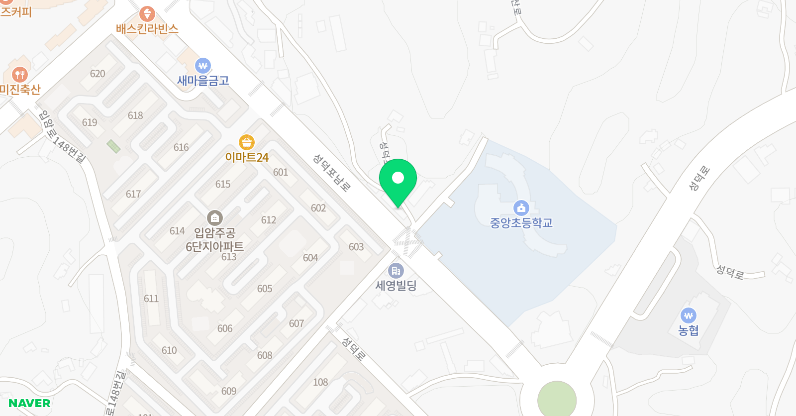 하이 수학학원 위치
