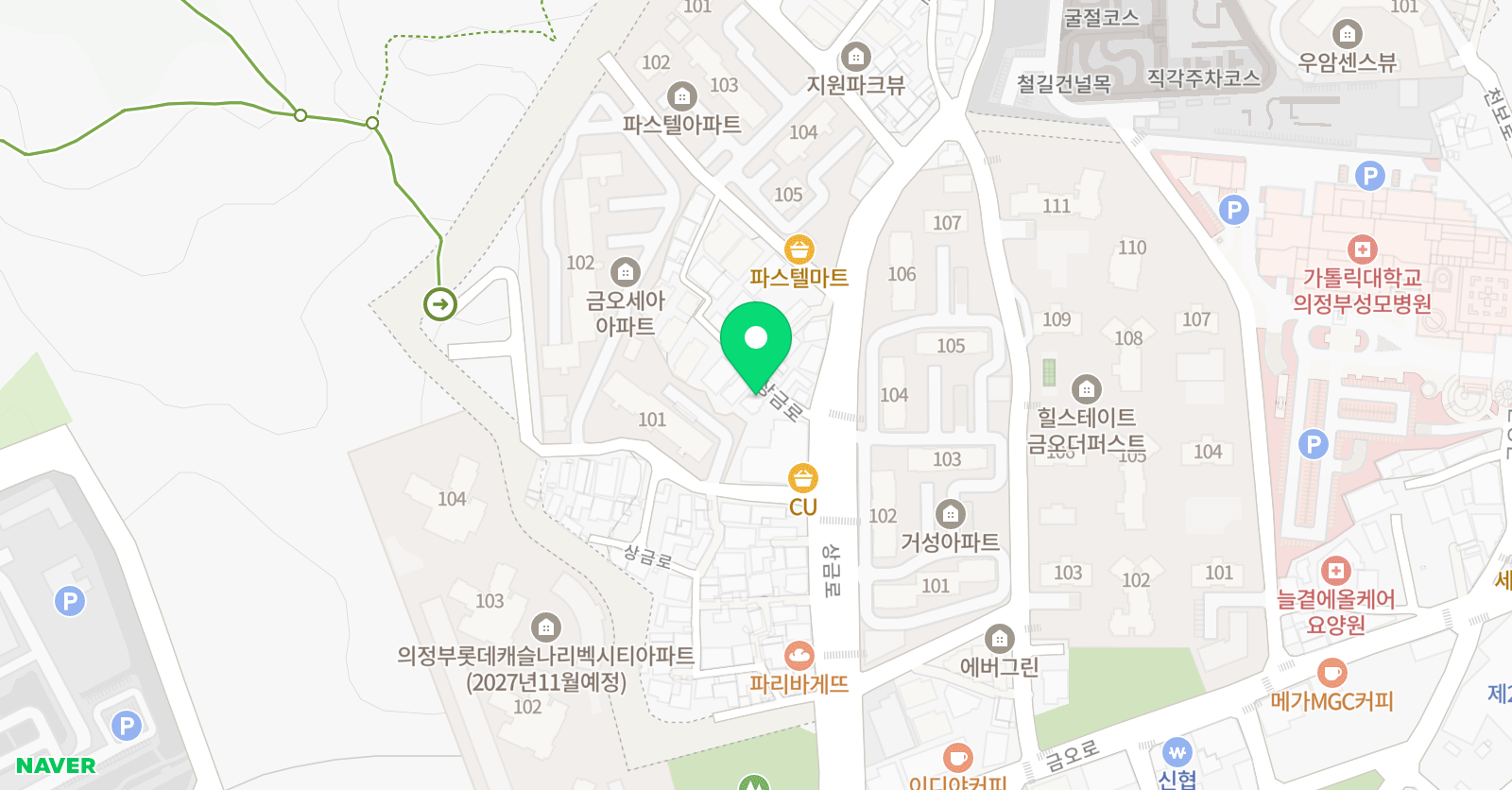 김인 학원 위치