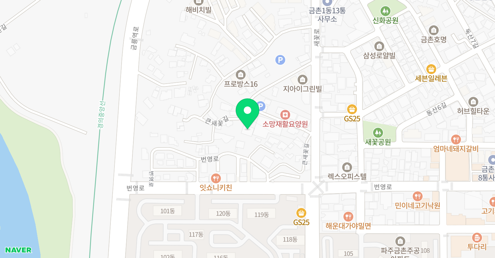 한기범 농구교실 금촌점 위치