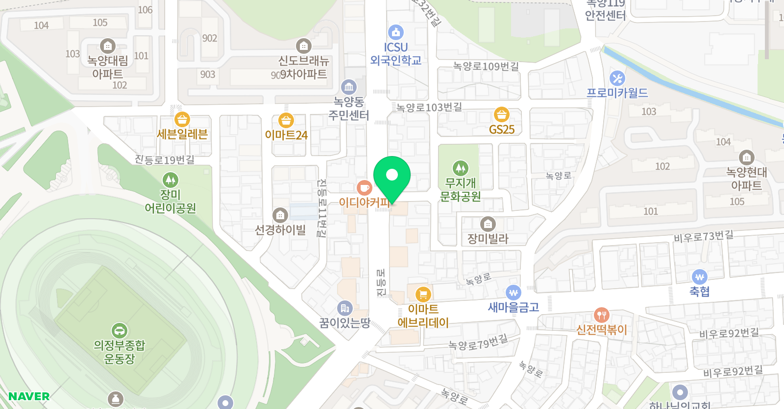 라온 학원 위치
