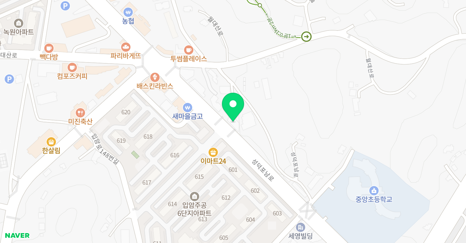아소비 강릉입암점 위치