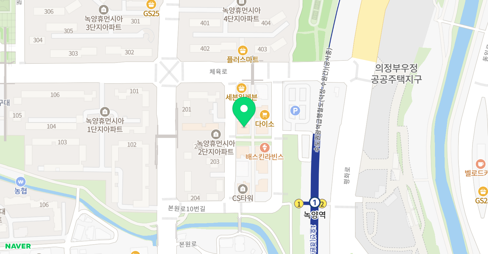 웨이크브레인 학원 위치