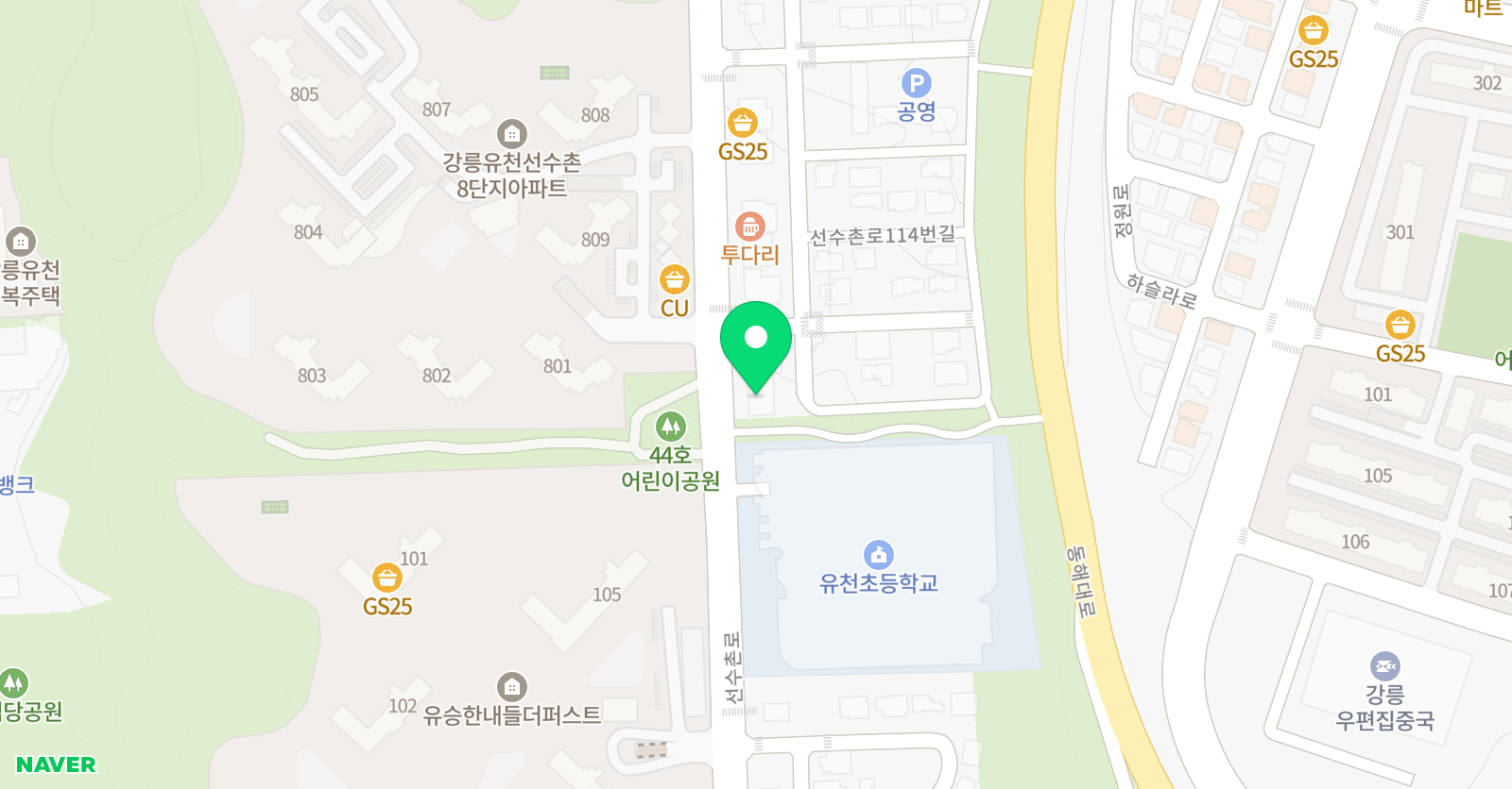 도담도담 태권도&체육교실 위치