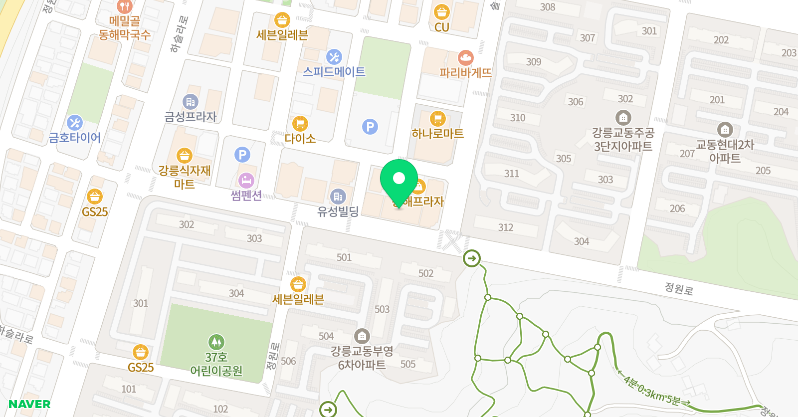기린 수학학원 위치
