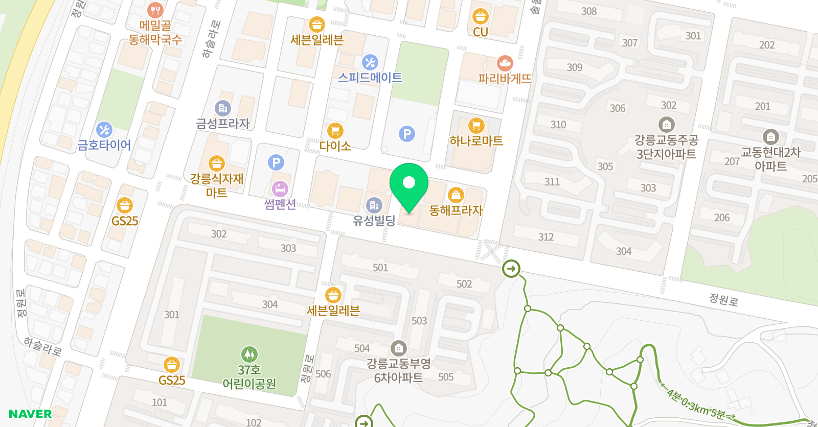 이현지영어학원 위치