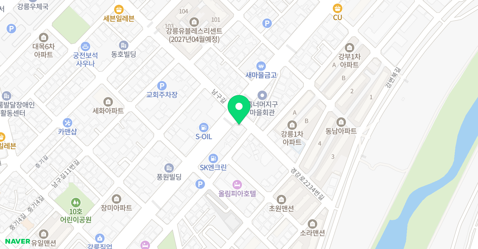 엠티에이챔피온 태권도 위치