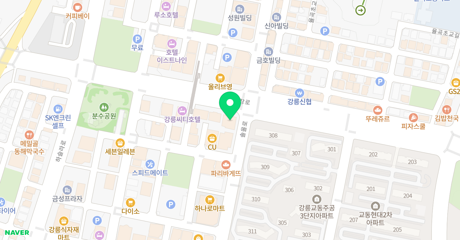 아리아 음악학원 위치