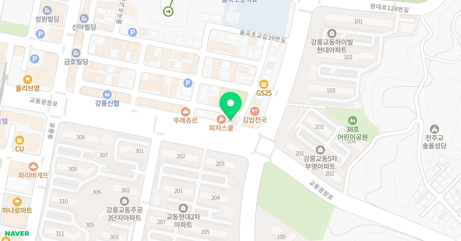 딱풀리는 수학 SM 수학학원 위치
