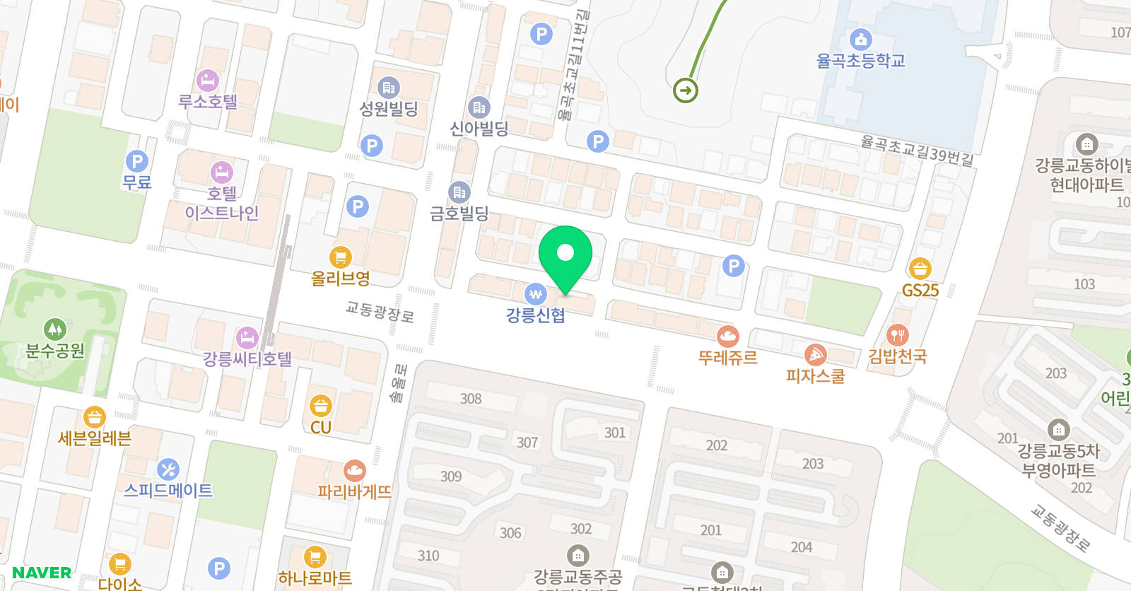 차일드유 강릉교동캠퍼스 위치