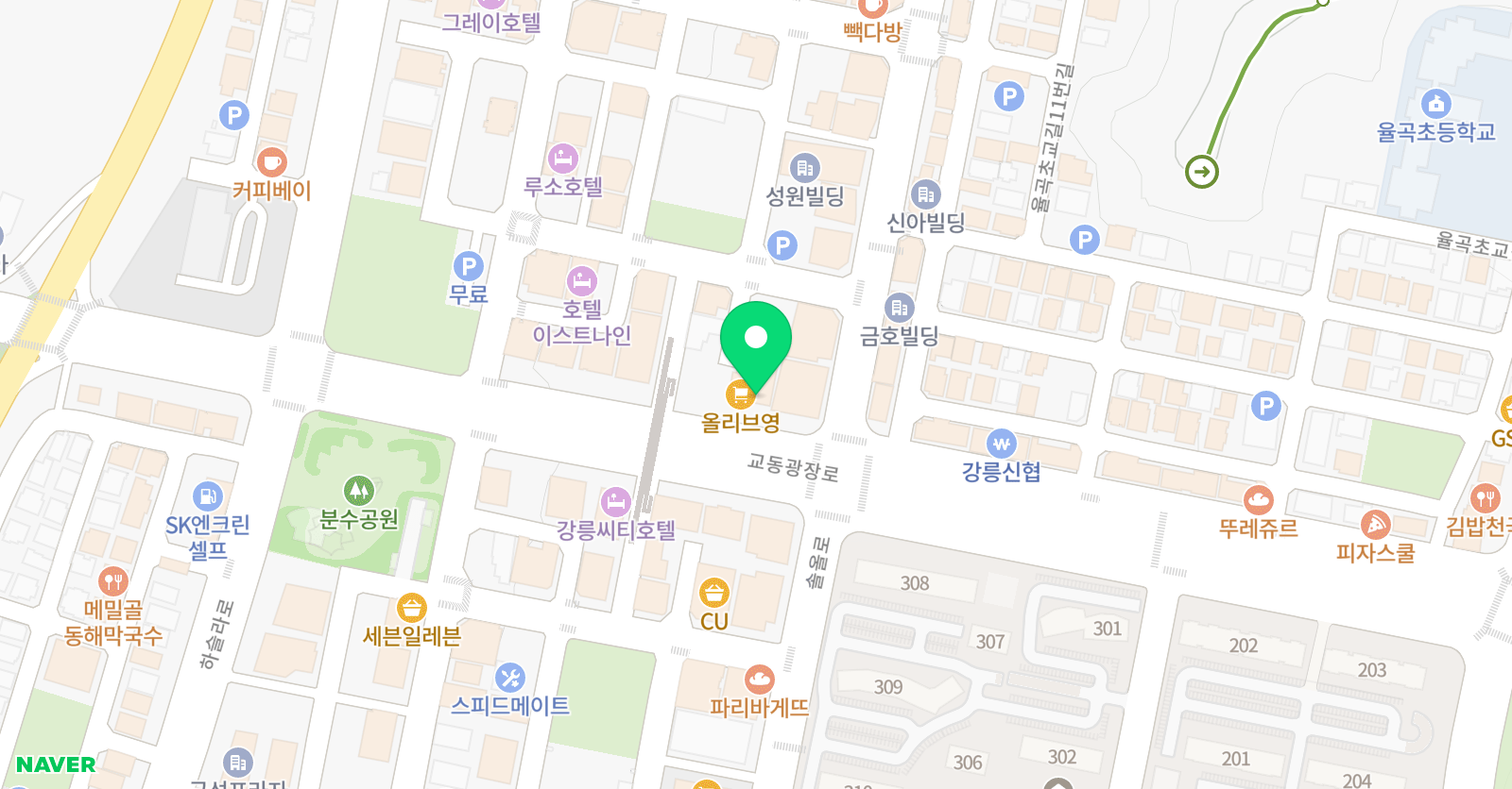 리드101 강원강릉점 위치