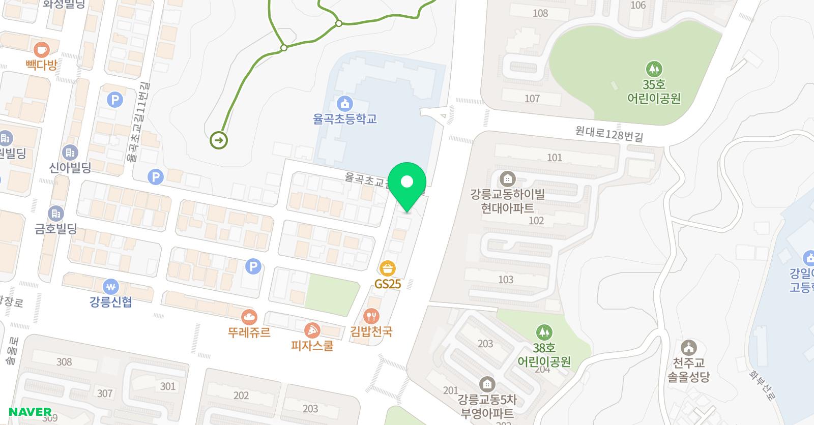 예작 무용아카데미 위치