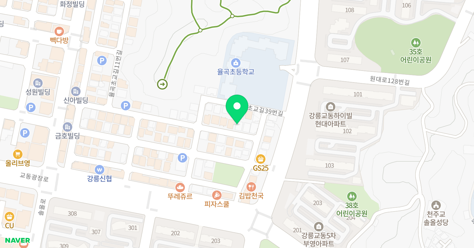 디자인 창조미술학원 위치