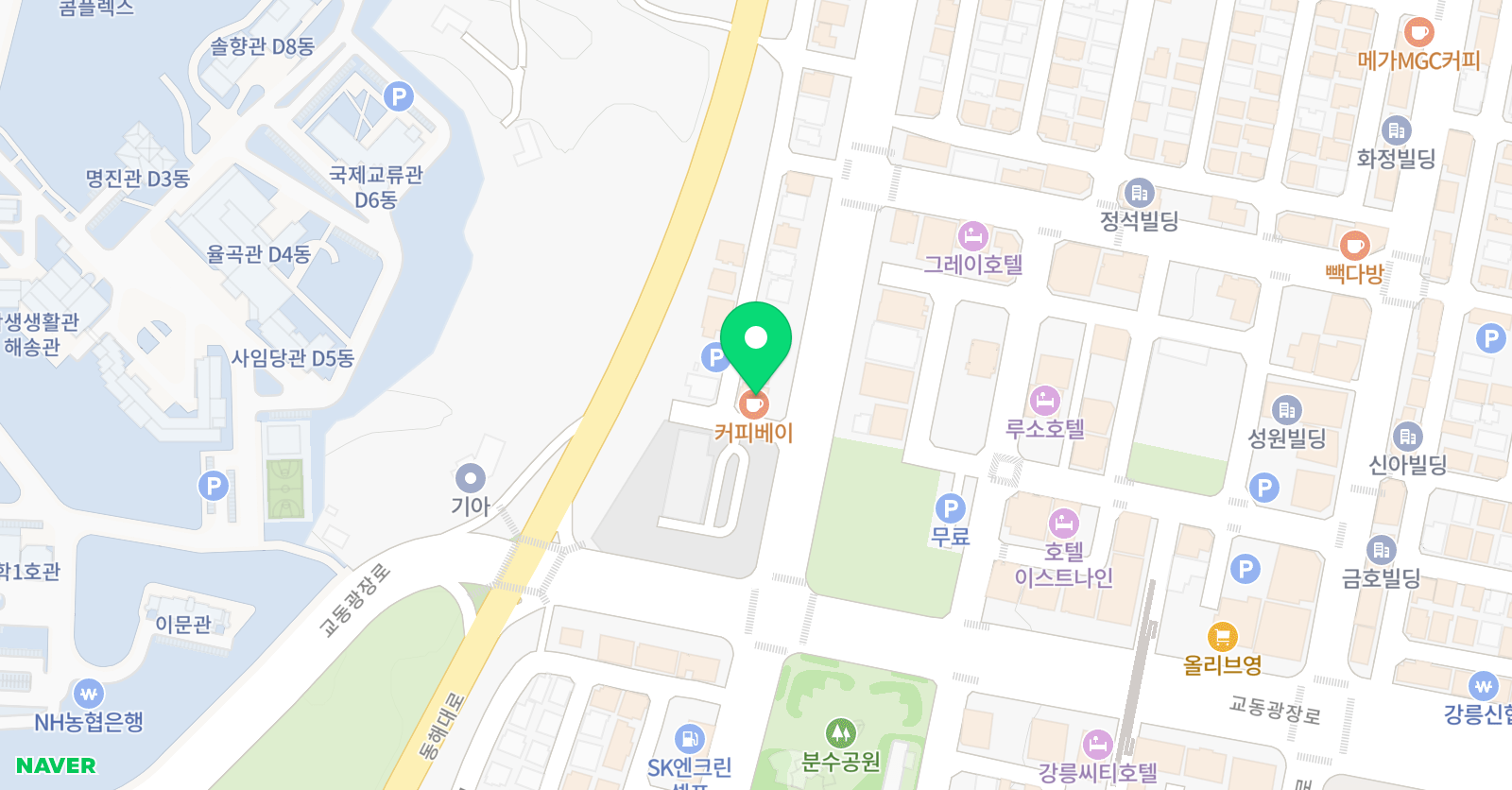 미술로생각하기 강릉센터 위치