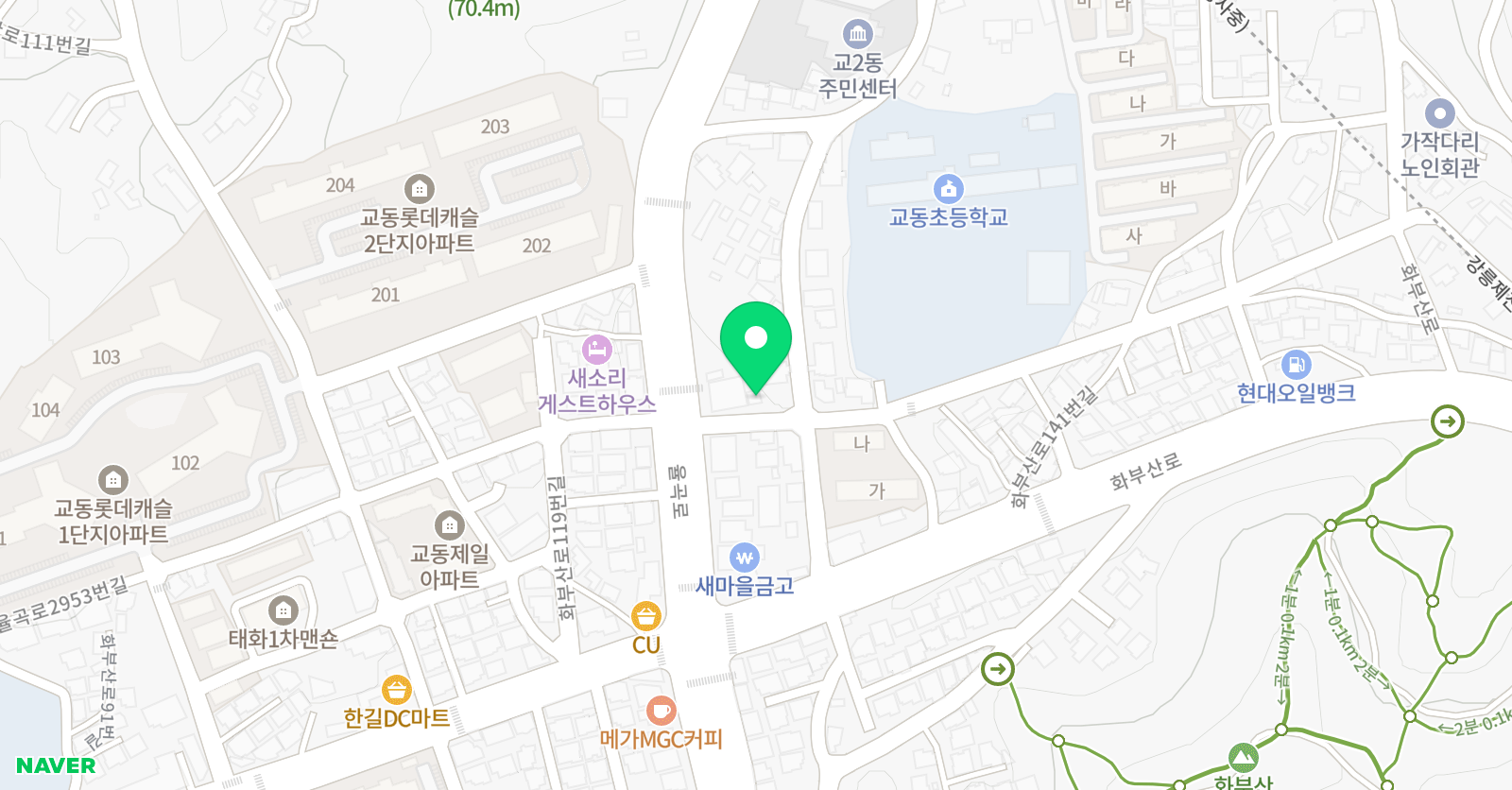 가온 FC 위치