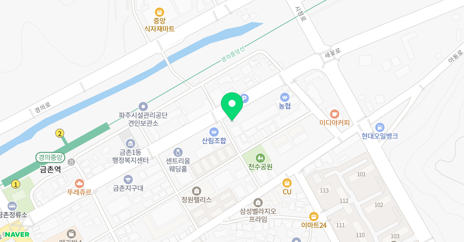 스마트해법 영어수학 신안점 위치