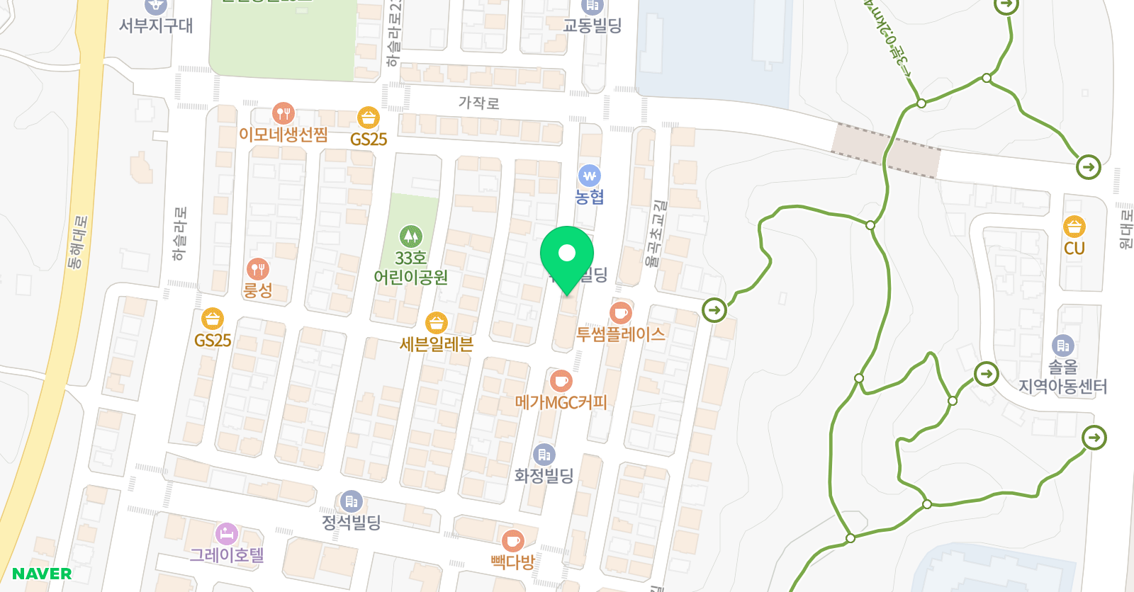 잉글리시아이 교동택지점 위치