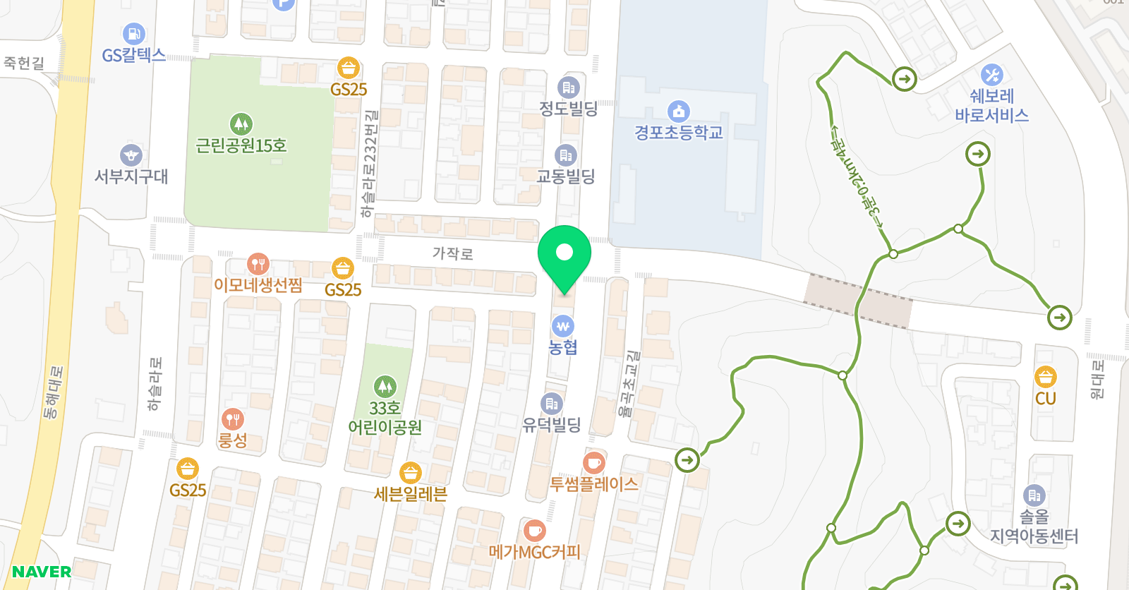 교동 PF math 수학학원 위치