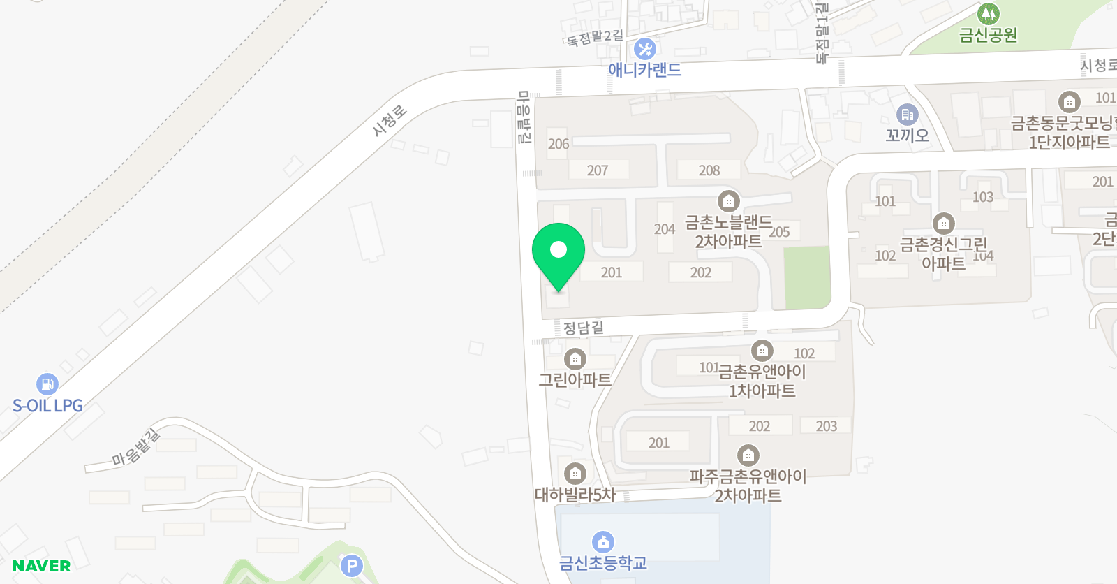 서울 보습학원 위치